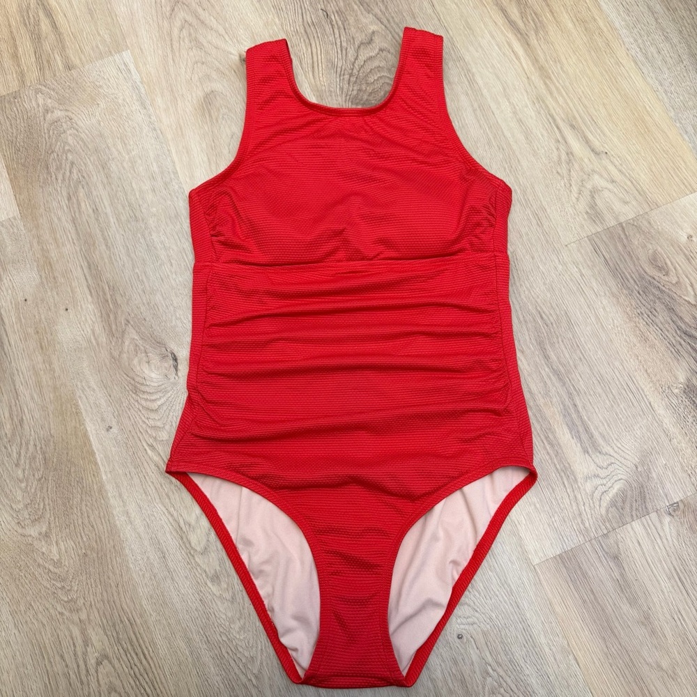 Kona Sol Vibrant Red Swimsuit